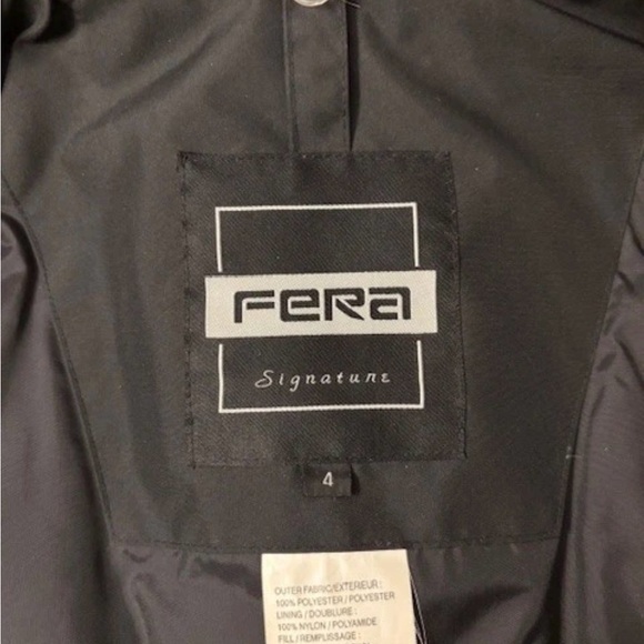 FERA Women's Black Ski & Snow Jacket - Picture 4 of 5